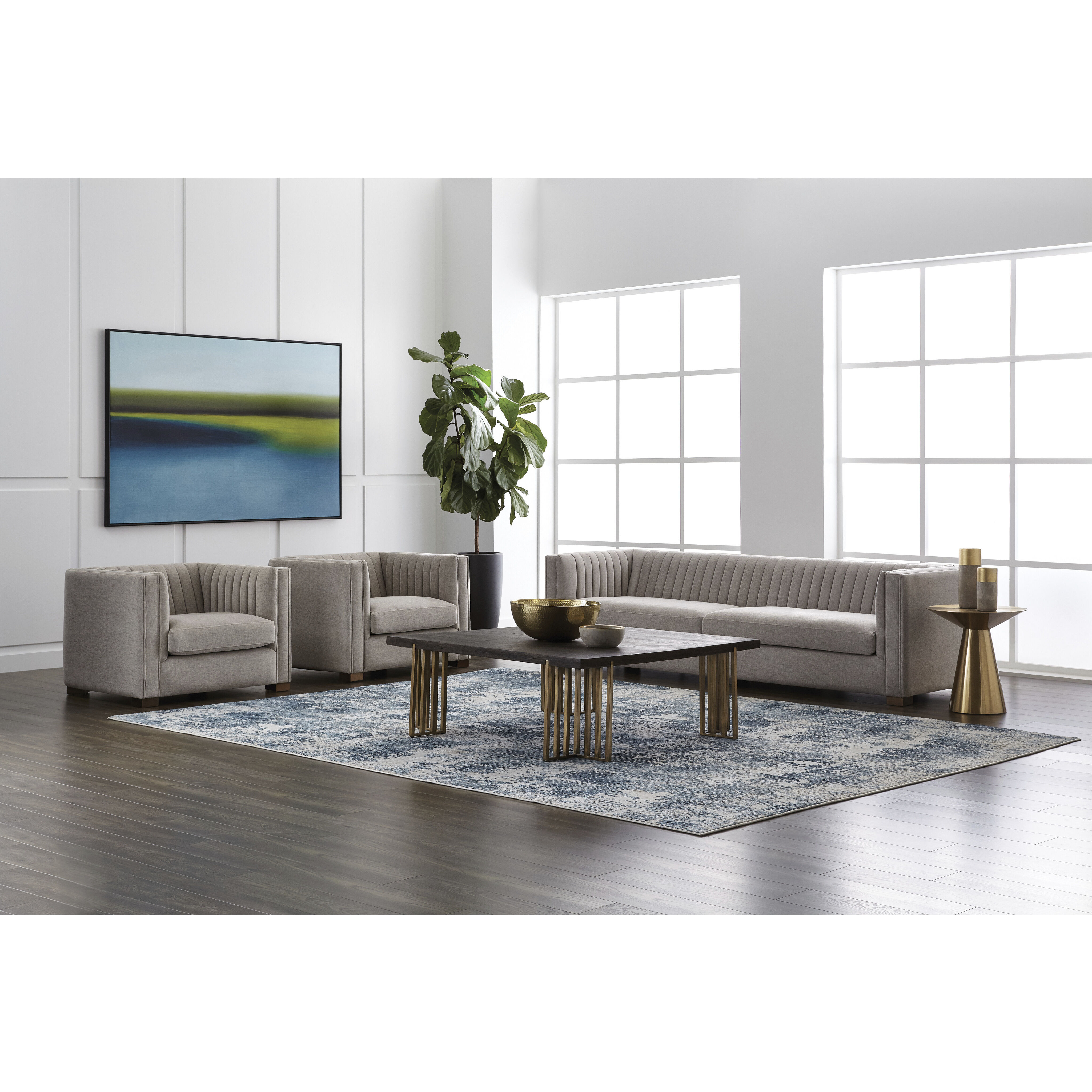 Caitlin Hemingway Silver Sofa